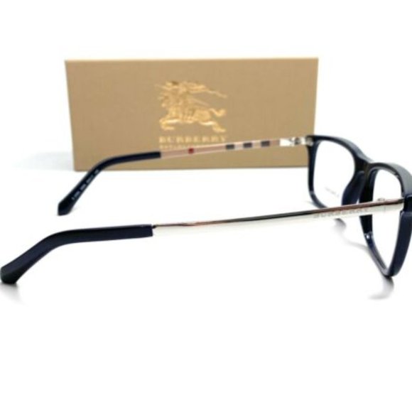 Burberry Men's Blue Rectangle Eyeglasses! - Picture 3 of 4